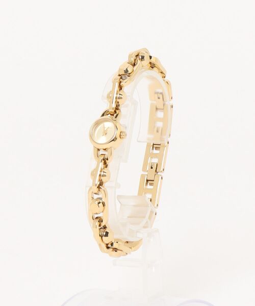 MICHAEL KORS（マイケルコース）の「MINI ASTOR LINK ゴールドトーン ブレスレット ウォッチ（アナログ腕時計・レディース・ゴールド・FREE）」の4枚目の写真