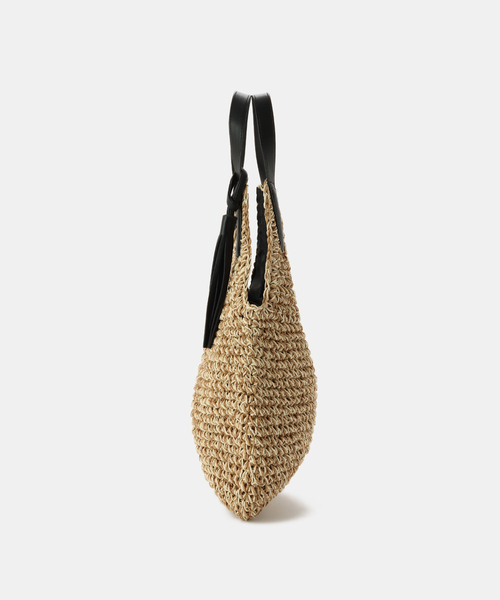 B.C STOCK(ベーセーストック)の「T.S.L/ティーエスエル タッセル付きトートBAG(ショルダーバッグ・レディース・ブラウン/ブラック・FREE)」の3枚目の写真