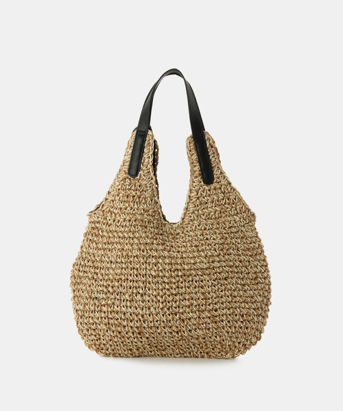 B.C STOCK(ベーセーストック)の「T.S.L/ティーエスエル タッセル付きトートBAG(ショルダーバッグ・レディース・ブラウン/ブラック・FREE)」の4枚目の写真