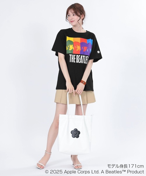 ❤新品、袋未開封❤　マリークワント　ビートルズデイズナイトTシャツ　ユニセックス ビートルズハードデイズナイト Tシャツ（Tシャツ/カットソー
