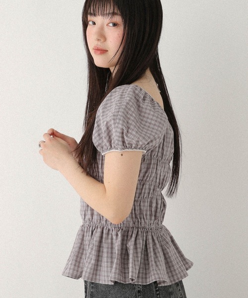 Heather(ヘザー)の「ピコレースシャーリングブラウス 573212(シャツ/ブラウス・レディース・グレー系その他/オフホワイト/ブラック系その他・FREE)」の20枚目の写真