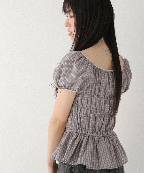 Heather(ヘザー)の「ピコレースシャーリングブラウス 573212(シャツ/ブラウス・レディース・グレー系その他/オフホワイト/ブラック系その他・FREE)」の19枚目の写真