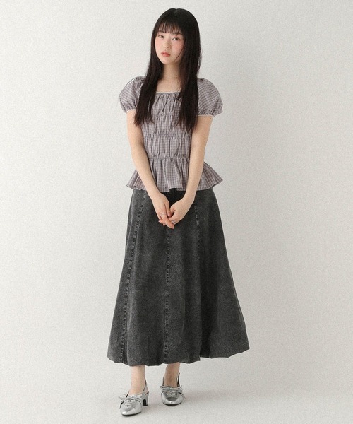 Heather(ヘザー)の「ピコレースシャーリングブラウス 573212(シャツ/ブラウス・レディース・グレー系その他/オフホワイト/ブラック系その他・FREE)」の18枚目の写真