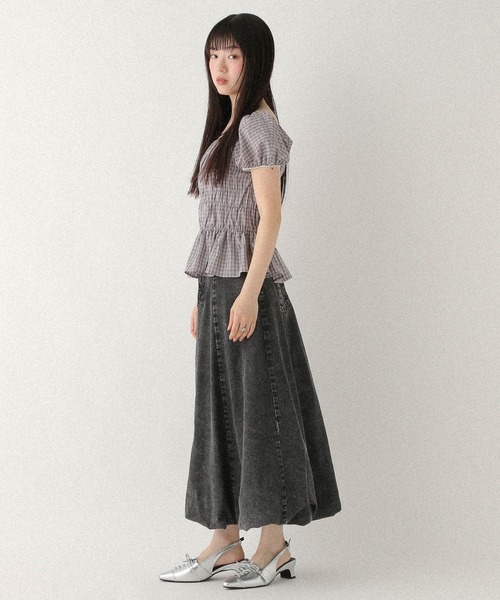 Heather(ヘザー)の「ピコレースシャーリングブラウス 573212(シャツ/ブラウス・レディース・グレー系その他/オフホワイト/ブラック系その他・FREE)」の17枚目の写真