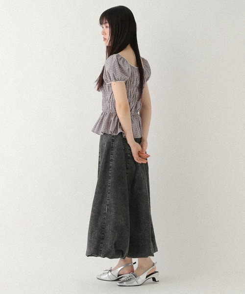 Heather(ヘザー)の「ピコレースシャーリングブラウス 573212(シャツ/ブラウス・レディース・グレー系その他/オフホワイト/ブラック系その他・FREE)」の16枚目の写真