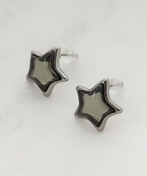 SHOO・LA・RUE | 【チタンポスト】クリア星ピアス(ピアス（両耳用）)