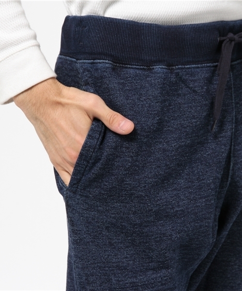 SHIPS JET BLUE（シップスジェットブルー）の「SHIPS JET BLUE(シップス ジェットブルー): 起毛 スウェットフィットインディゴ リブパンツ（その他パンツ・メンズ・ライトブルー/ネイビー・MEDIUM/SMALL/LARGE）」の8枚目の写真