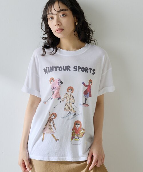 UNFORTUNATE PORTRAIT】Wintour Sports TEE（Tシャツ/カットソー