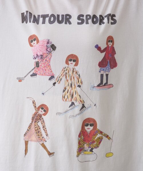 UNFORTUNATE PORTRAIT】Wintour Sports TEE（Tシャツ/カットソー
