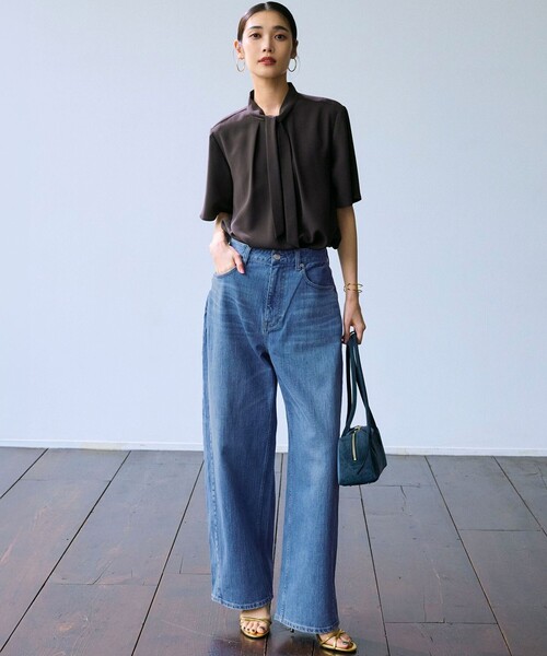 見上愛さん着用/RED CARD TOKYO×23区】カーヴィー デニム パンツ