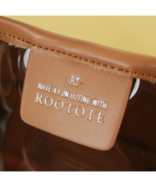 ROOTOTE（ルートート）の「ルートート / クリア仕切りミニトート LT.デリ.パルーティ.クリア-A（トートバッグ・レディース・イエロー/ブラック/ブラウン/ホワイト系その他・FREE）」の10枚目の写真