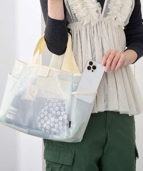 ROOTOTE（ルートート）の「ルートート / クリア仕切りミニトート LT.デリ.パルーティ.クリア-A（トートバッグ・レディース・イエロー/ブラック/ブラウン/ホワイト系その他・FREE）」の20枚目の写真