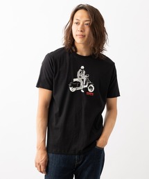 merc london（メルクロンドン）の「Merc London メルクロンドン ライダープリントTシャツ（Tシャツ/カットソー）」