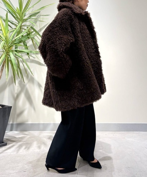 ◇ボアコート（ブルゾン）｜LE PHIL（ルフィル）のファッション通販