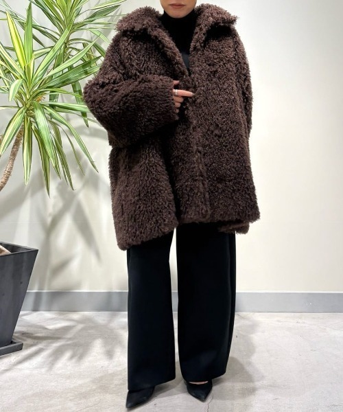 ◇ボアコート（ブルゾン）｜LE PHIL（ルフィル）のファッション通販