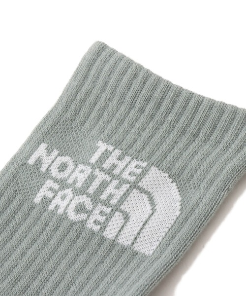 THE NORTH FACE（ザノースフェイス）の「THE NORTH FACE TNF Jacquard Logo 3P Crew / ザ・ノース・フェイス TNF ジャカード ロゴ 3P クルー（ソックス/靴下・メンズ・マルチ・L/M/S）」の4枚目の写真