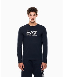 EMPORIO ARMANI EA7（エンポリオアルマーニイーエーセブン）の「<オンライン限定>【エンポリオ アルマーニ EA7】Visibility 長袖Tシャツ コットン ストレッチジャージー（Tシャツ/カットソー）」