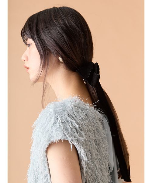 ベロアリボンバレッタ（バレッタ/ヘアクリップ）｜LILY BROWN