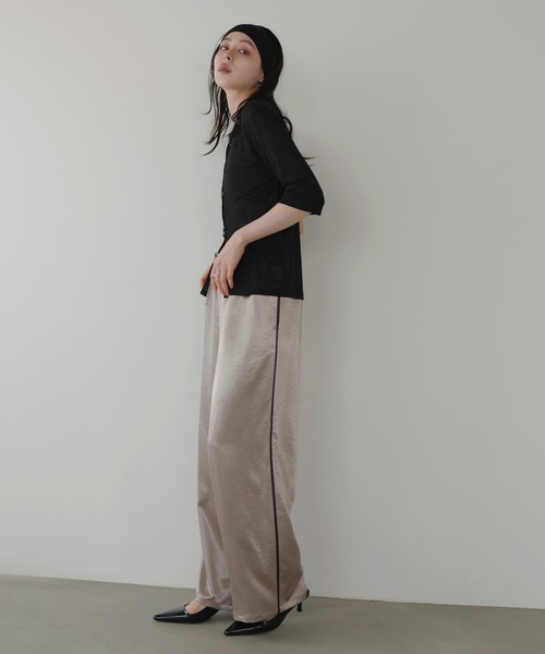 リアンページ 店舗人気】ペイズリーカットソー【Leilian WHITE LABEL