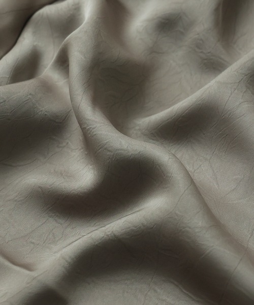 etoll.（エトル）の「ワッシャーサテンタックワイドパンツ（その他パンツ・レディース・グレイッシュベージュ/ブラック・M）」の22枚目の写真