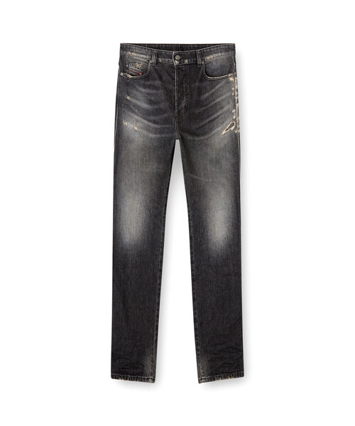 DIESEL(ディーゼル)の「メンズ スリムフィット ブラックデニムパンツ SLIM 1993 D-VYL L.30(デニムパンツ・メンズ・ブラック・36inch/34inch/30inch/32inch/28inch/26inch)」の5枚目の写真