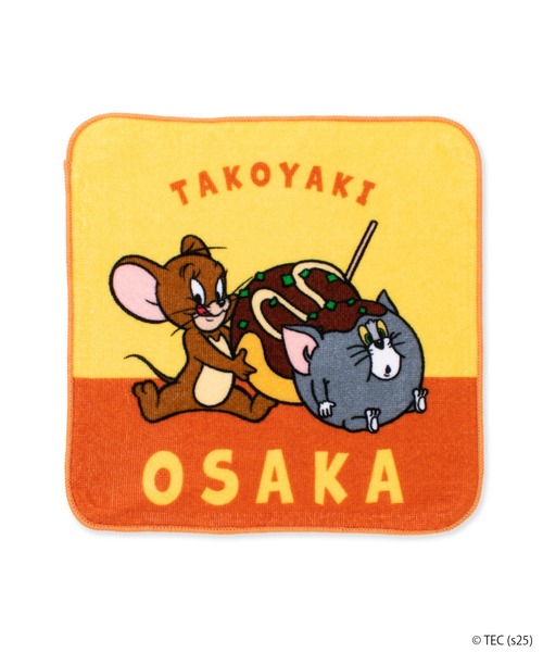 公式】トムとジェリー ご当地大阪ミニタオル（ハンカチ/ハンドタオル