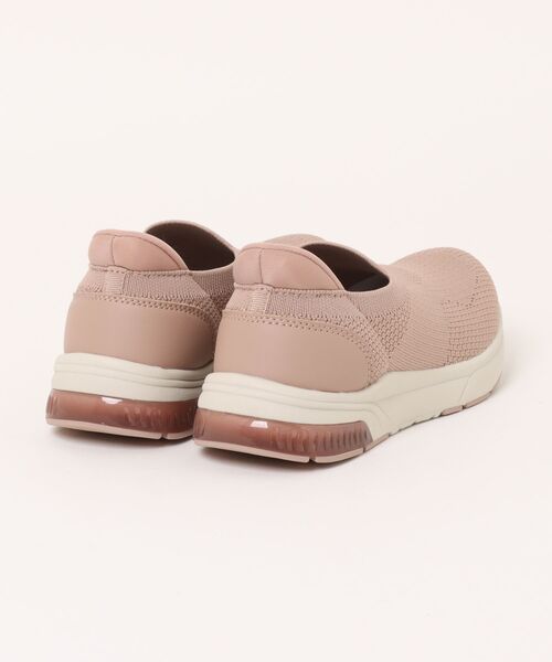 Piedi Nudi(ピエディヌーディ)の「Fit Partner / ハンズフリータイプ 「瞬スポ」 ニットスニーカー(スニーカー・レディース・ブラック系その他/ブラック/ダークグレー/ピンク・24.0cm/23.5cm/23.0cm/22.5cm/24.5cm)」の5枚目の写真
