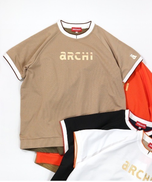 archivio(アルチビオ)の「<LADIES>前後配色UV速乾カノコプルオーバー(Tシャツ/カットソー・レディース・ホワイト/ブラック/オレンジ/ベージュ・S/M/L)」の4枚目の写真