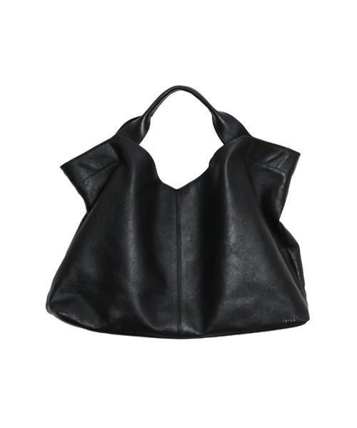 YArKA（ヤーカ）の「【YArKA/ヤーカ】real leather change shape 2way bag [wam9] / リアルレザー変形底2way バッグ（トートバッグ・レディース・ブラック・FREE）」の6枚目の写真