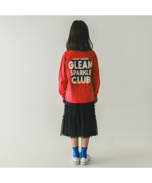 jeans-b（ジーンズベー）の「ジーンズベー SWELL　ロングＴシャツ（Tシャツ/カットソー・キッズ・サンドベージュ/レッド/チャコールグレー・140cm/150cm/160cm/130cm）」の5枚目の写真