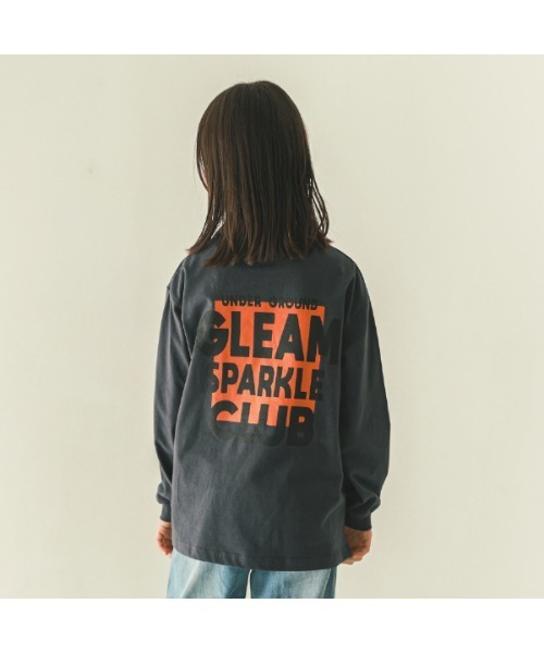 jeans-b（ジーンズベー）の「ジーンズベー SWELL　ロングＴシャツ（Tシャツ/カットソー・キッズ・サンドベージュ/レッド/チャコールグレー・140cm/150cm/160cm/130cm）」の7枚目の写真
