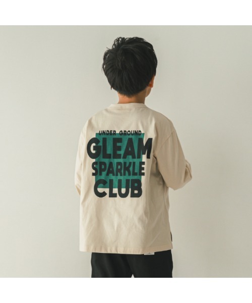 jeans-b（ジーンズベー）の「ジーンズベー SWELL　ロングＴシャツ（Tシャツ/カットソー・キッズ・サンドベージュ/レッド/チャコールグレー・140cm/150cm/160cm/130cm）」の10枚目の写真