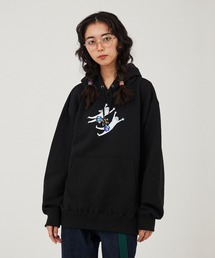 TXA（ティーエックスエー）の「三好愛 プルオーバーパーカー ブラック（パーカー）」