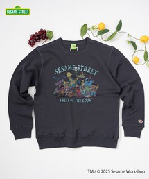 【FRUIT OF THE LOOM】SESAME STREET×FTL ロングスリーブ甘編/セサミコラボ/プルオーバー