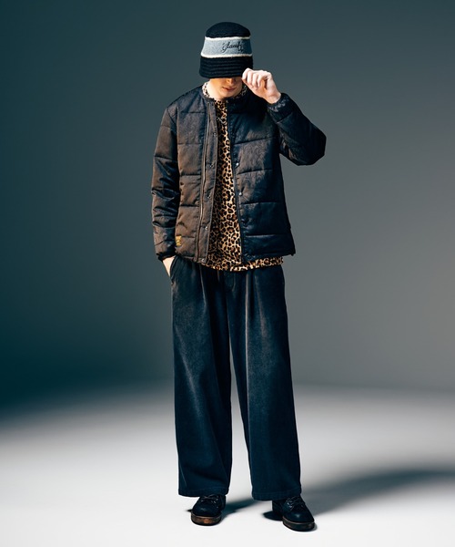glamb(グラム)の「Paisley Padded Jacket / ペイズリーパデッドジャケット(ダウンジャケット/コート・メンズ・レッド/ブラック・S/M/L)」の12枚目の写真