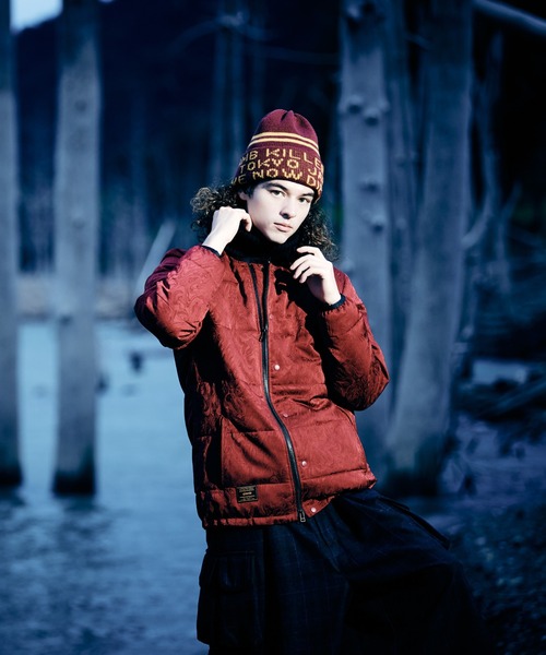 glamb(グラム)の「Paisley Padded Jacket / ペイズリーパデッドジャケット(ダウンジャケット/コート・メンズ・レッド/ブラック・S/M/L)」の14枚目の写真