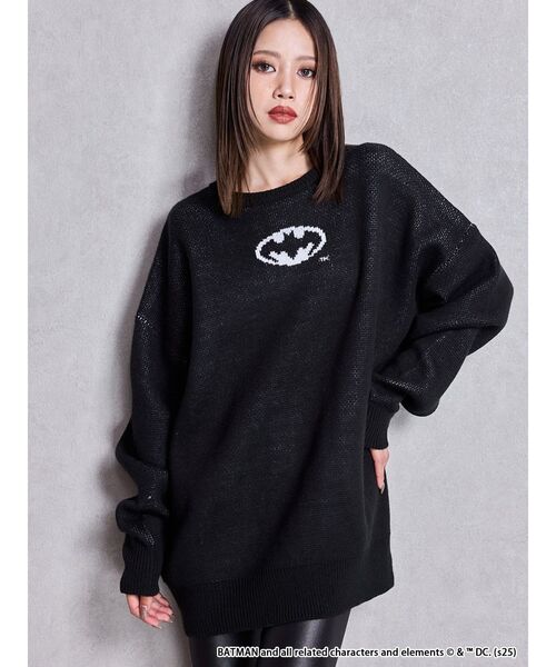 MARVEL（マーベル）の「BATMAN GYDA BIGニットトップス（ニット/セーター・レディース・ブラック/グレー・FREE）」の19枚目の写真