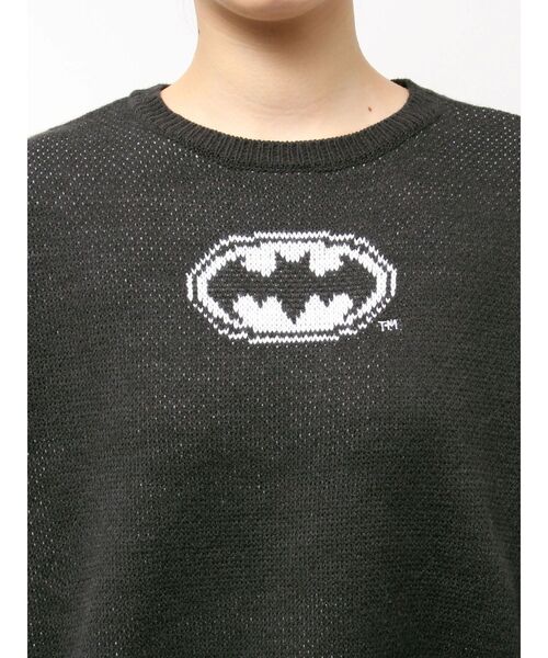 MARVEL（マーベル）の「BATMAN GYDA BIGニットトップス（ニット/セーター・レディース・ブラック/グレー・FREE）」の10枚目の写真