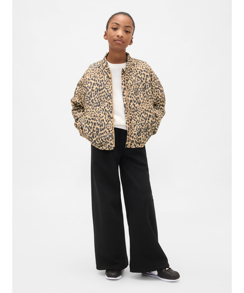 GAP（ギャップ）の「ライトウェイト キルティング パファージャケット (キッズ)（その他アウター・キッズ・レオパード/ブラック・110cm/120cm/130cm/140cm/150cm/160cm）」の7枚目の写真