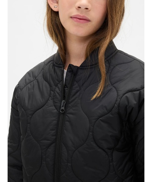 GAP（ギャップ）の「ライトウェイト キルティング パファージャケット (キッズ)（その他アウター・キッズ・レオパード/ブラック・110cm/120cm/130cm/140cm/150cm/160cm）」の10枚目の写真