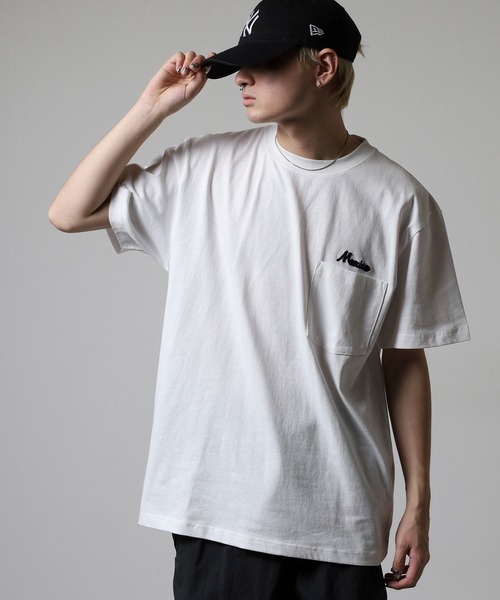 FUNALIVE(ファンアライブ)の「ALCARZA 刺繍Tシャツ(Tシャツ/カットソー・メンズ・ホワイト系/ホワイト系2/ブラック系2/ホワイト系3/ブラック系4/ブラック系/ブラック系3/ホワイト系4・M/L/XL)」の2枚目の写真