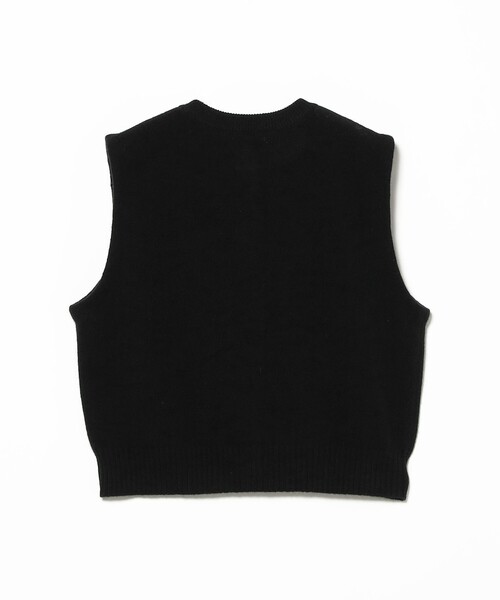 TAN(タン)の「TAN / カシミヤ ストライプ スカーフベスト(ベスト・レディース・ブラック/ブラウン系その他4/ワイン・ONE SIZE)」の22枚目の写真