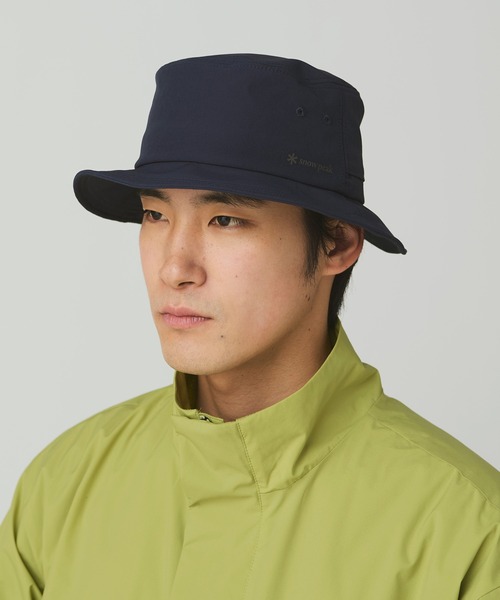 Snow Peak(スノーピーク)の「Snow Peak / Water-Repellent Stretch Hat 撥水 ストレッチハット 帽子(ハット・メンズ・ネイビー/ブラック/ライトグレー・ONE SIZE)」の1枚目の写真