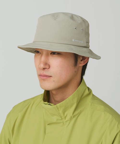 Snow Peak(スノーピーク)の「Snow Peak / Water-Repellent Stretch Hat 撥水 ストレッチハット 帽子(ハット・メンズ・ネイビー/ブラック/ライトグレー・ONE SIZE)」の3枚目の写真