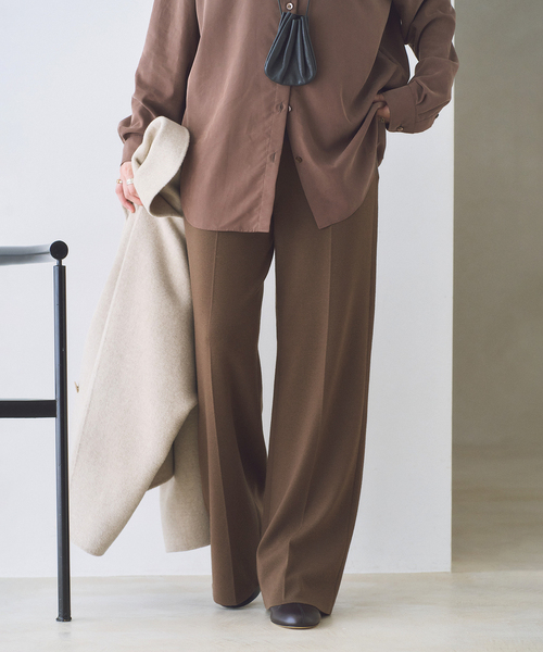 プラージュ　パンツ　ミニマル セール】silky satin minimal パンツ（その他パンツ）｜Plage