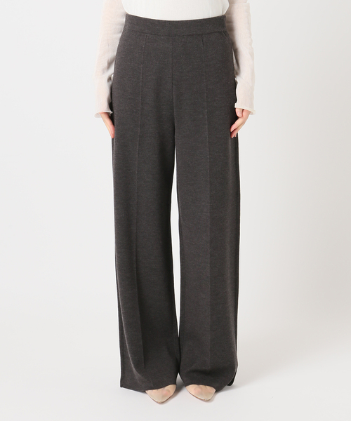 plage(プラージュ)の「Center Crease Knit パンツ(その他パンツ・レディース・ブラウン/オリーブ・38/36)」の10枚目の写真