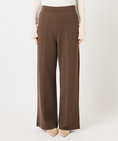 plage(プラージュ)の「Center Crease Knit パンツ(その他パンツ・レディース・ブラウン/オリーブ・38/36)」の19枚目の写真
