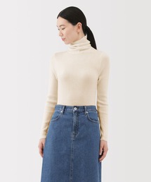 無印良品 | 婦人　洗えるウールハイゲージリブタートルネックセーター(ニット/セーター)