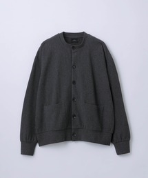 SLICK(XbN)́ySLICK/XbNzPleats Knit Crew Neck Cardigan/v[cjbgN[lbNJ[fBK(J[fBK/{)