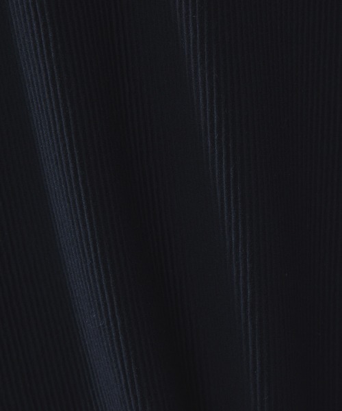 SLICK（スリック）の「【SLICK/スリック】Pleats Knit Crew Neck Cardigan/プリーツニットクルーネックカーディガン（カーディガン/ボレロ・メンズ・チャコールグレー/ブラック/ベージュ・3/2/1）」の17枚目の写真